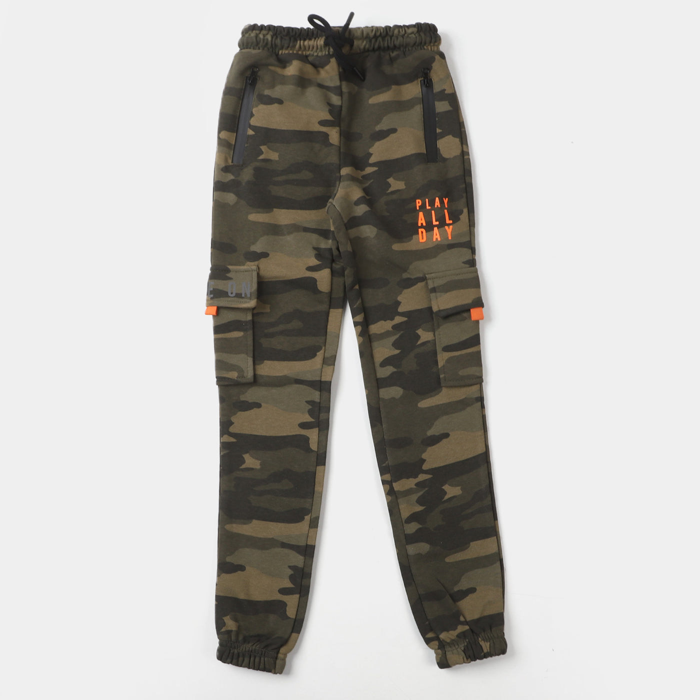 Boys Terry Pajama Play All Day - Camo