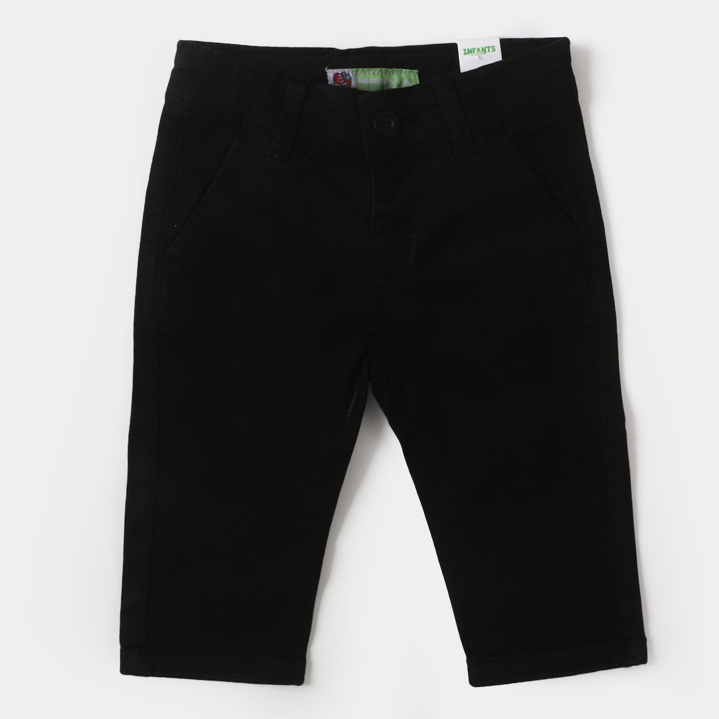 Infant Boys Cotton Pant Basic - Black