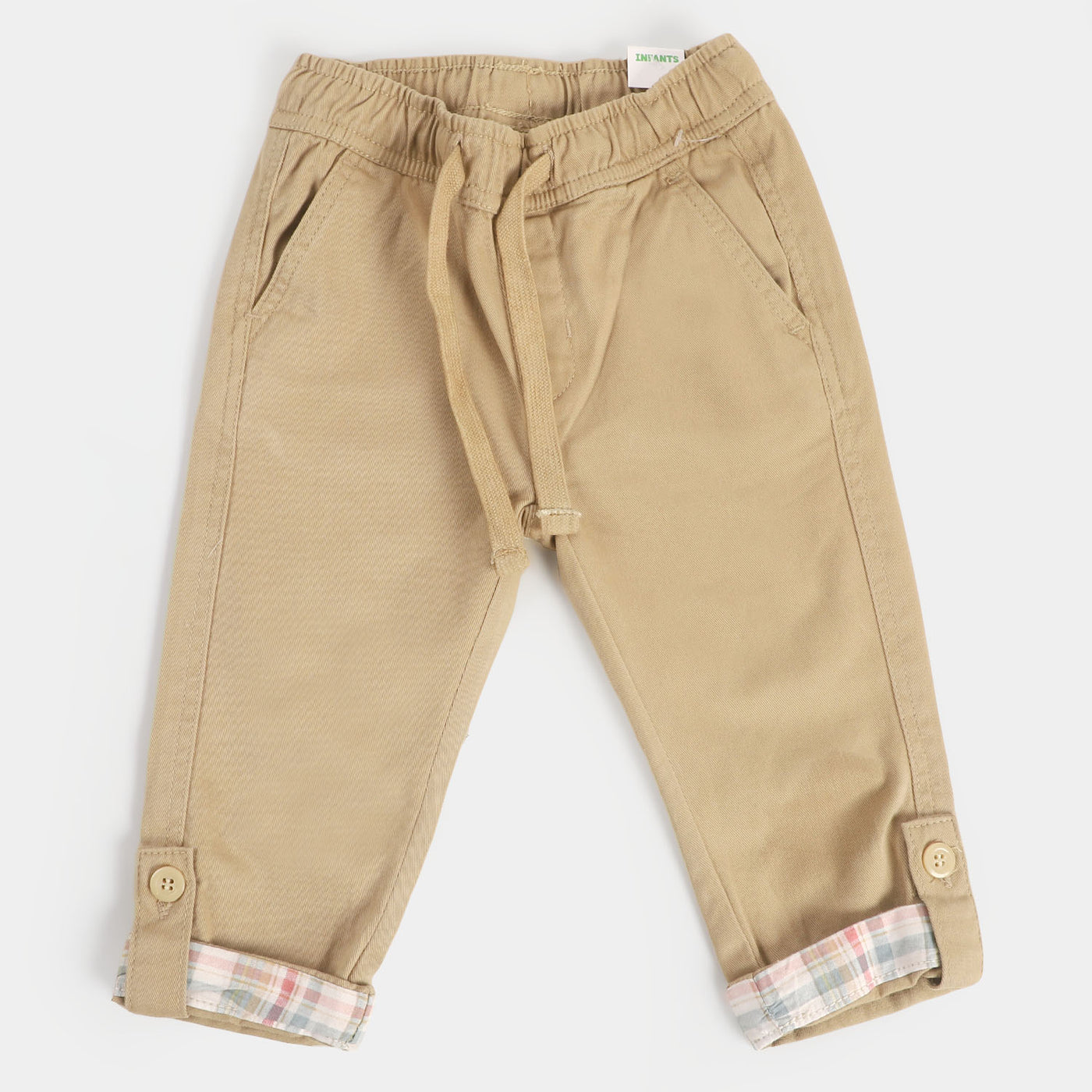 Infant Boys Cotton Pant Check -Summer San