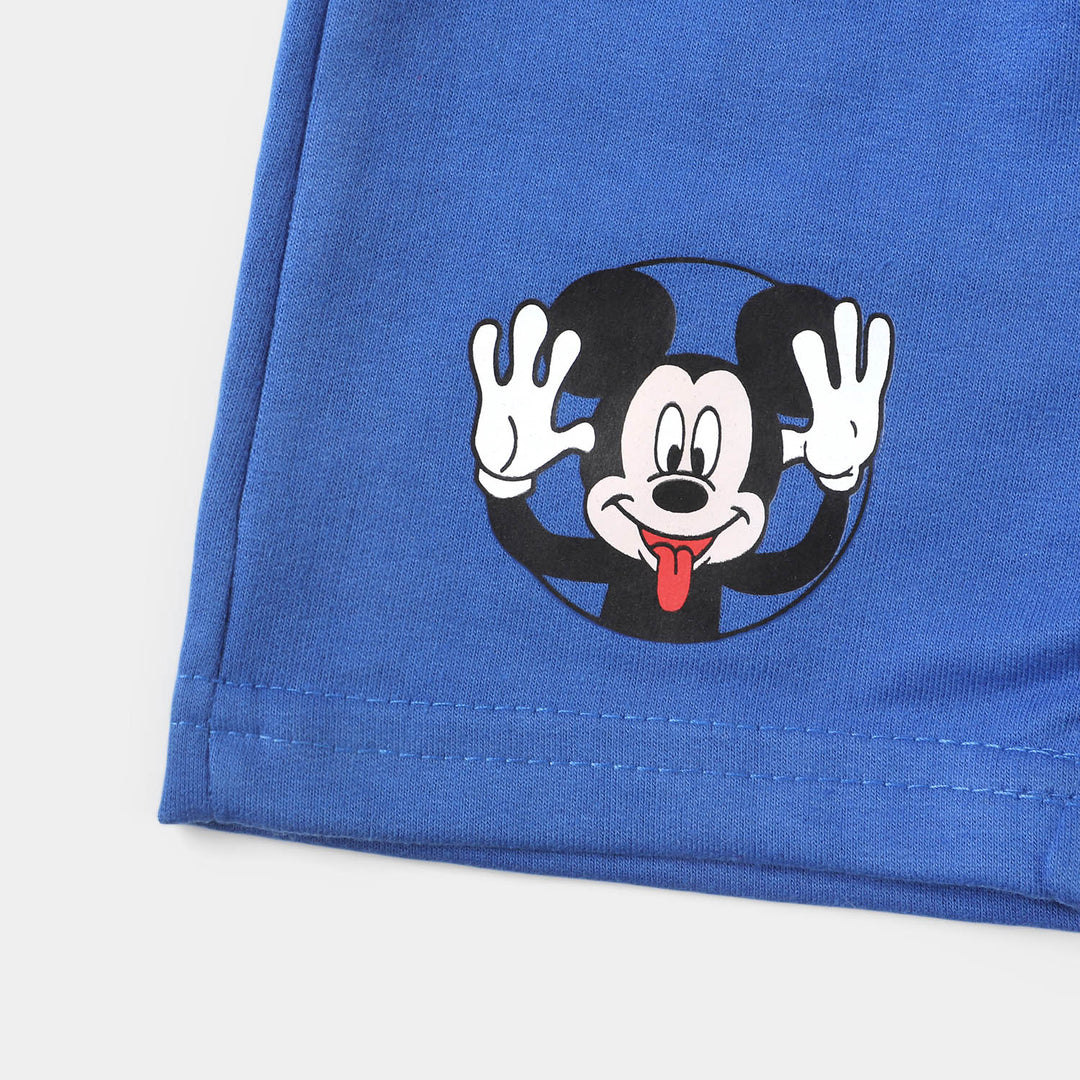 Infant Boys Knitted Short Mickey - Blue