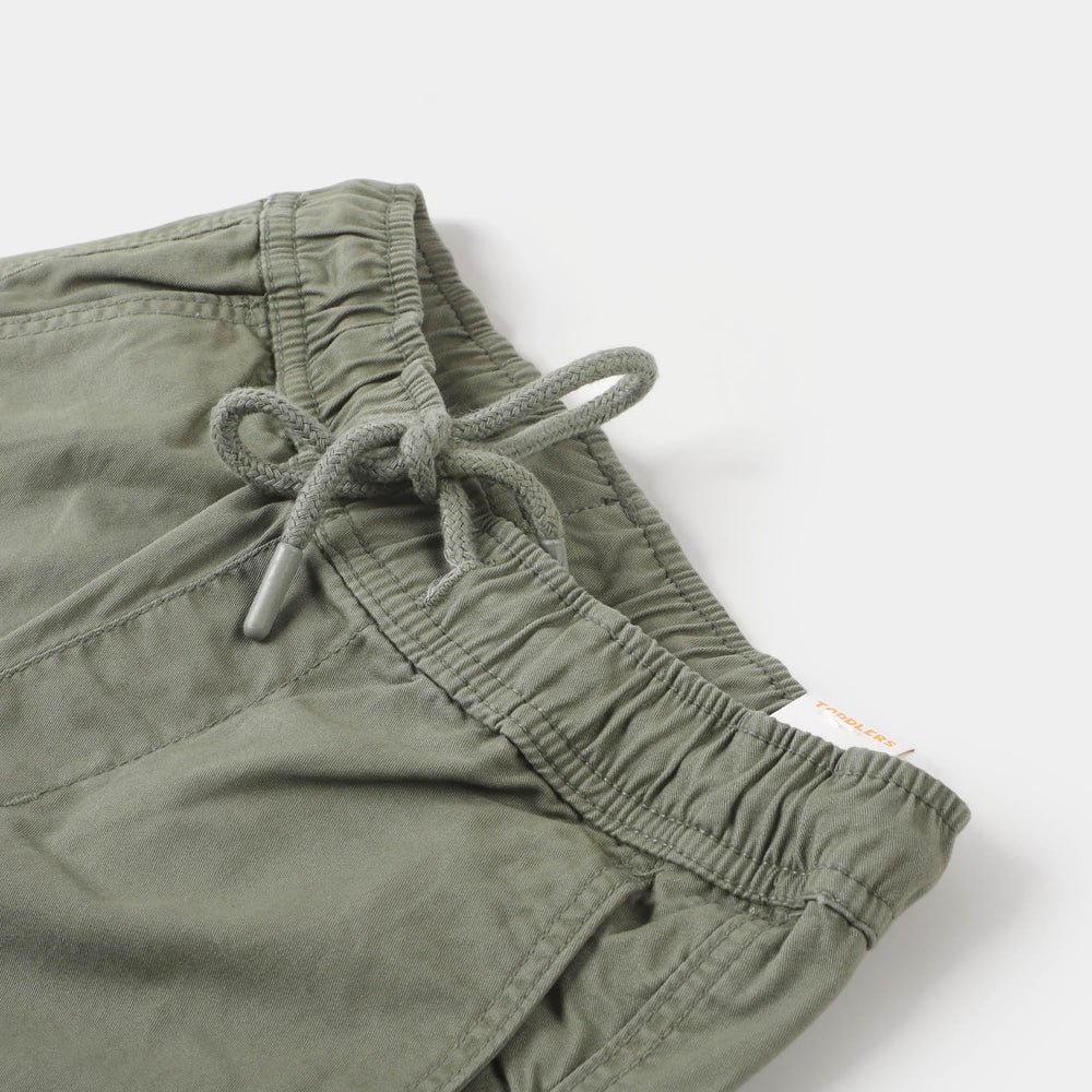 Boys Cotton Pant Olivine - Green