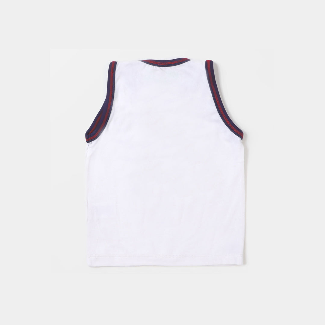 Infant Boys Sando Character- White