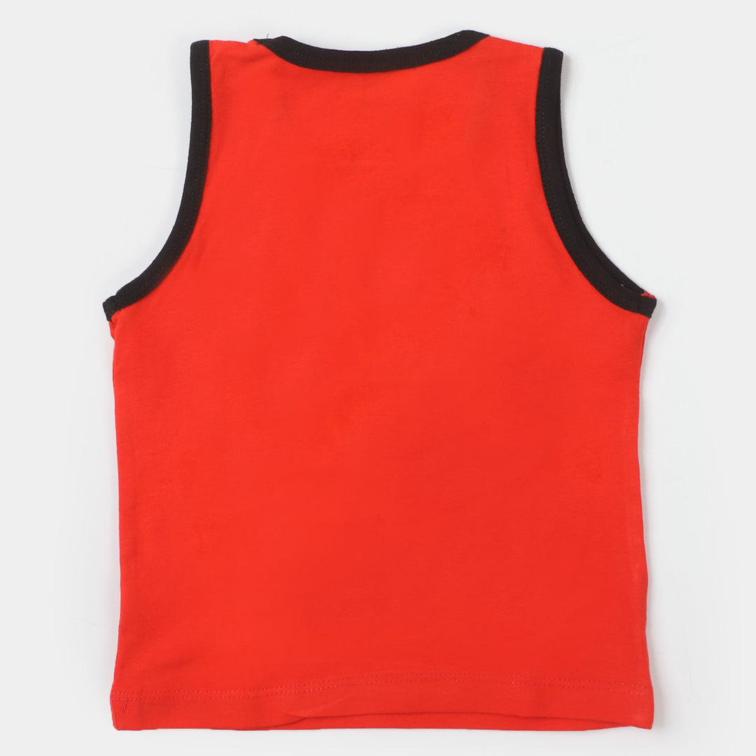 Infant Boys Sando Good Vibes - Red