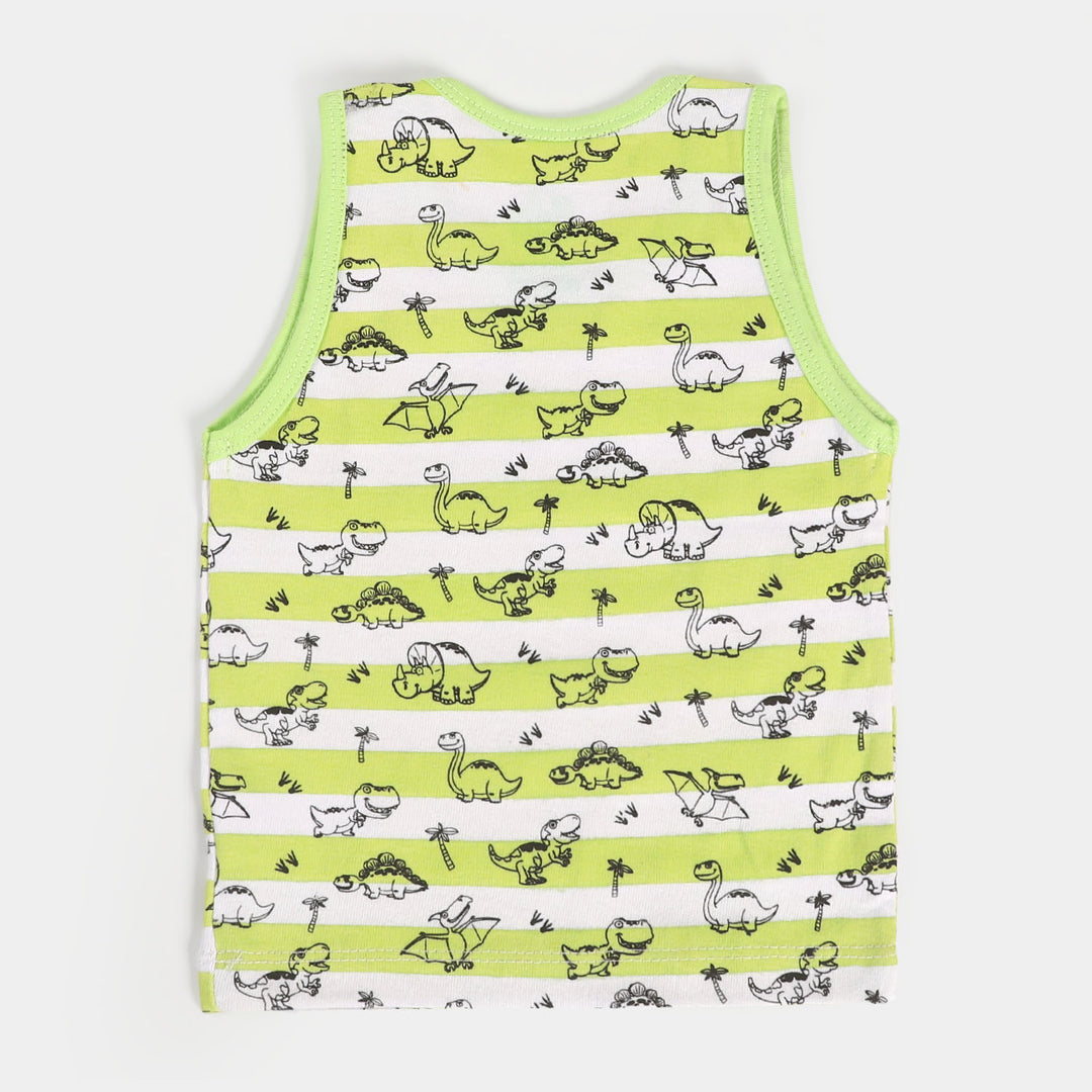 Infant Boys Sando Dino All Over - Green