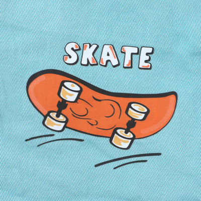 Infant Boys Cotton Short Skate - AQUA