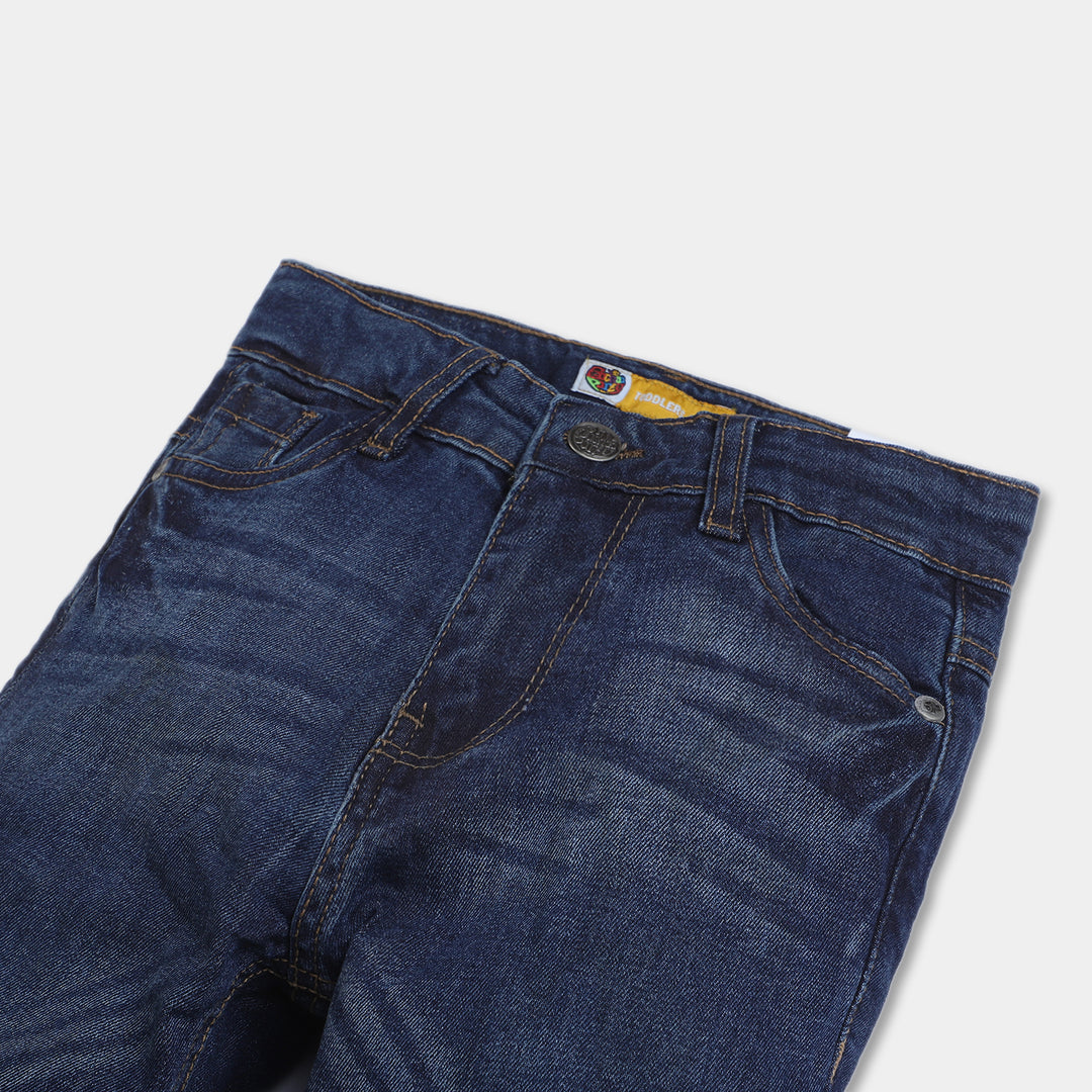 Boys Denim Pant Basic F-23-Mid Blue