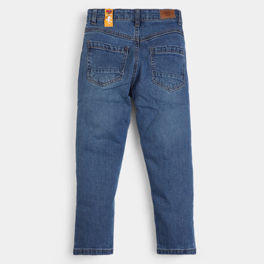 Boys Denim Pant Basic F-23-LIGHT BLUE