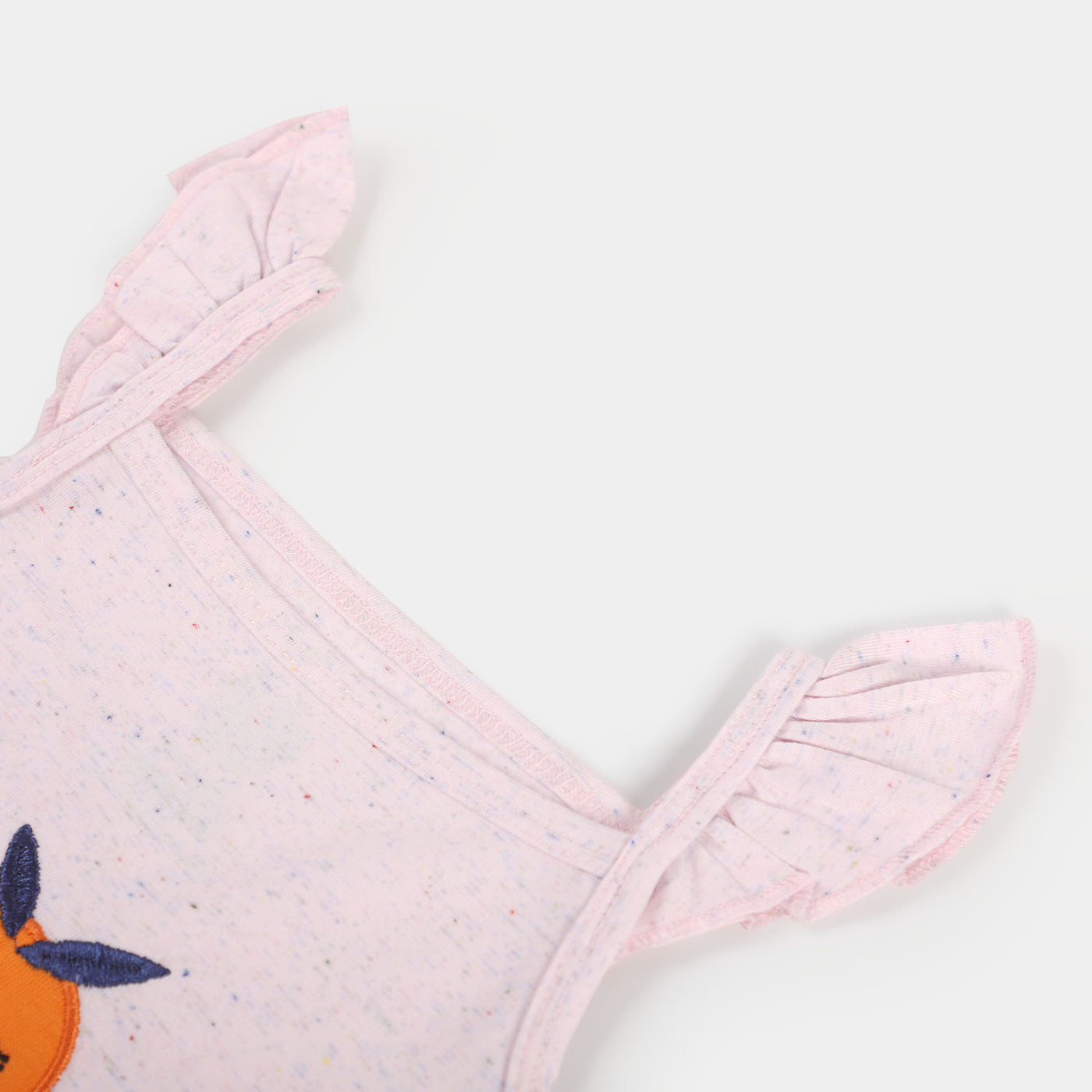 Infant Girls Knitted Romper Love You - S-Shell
