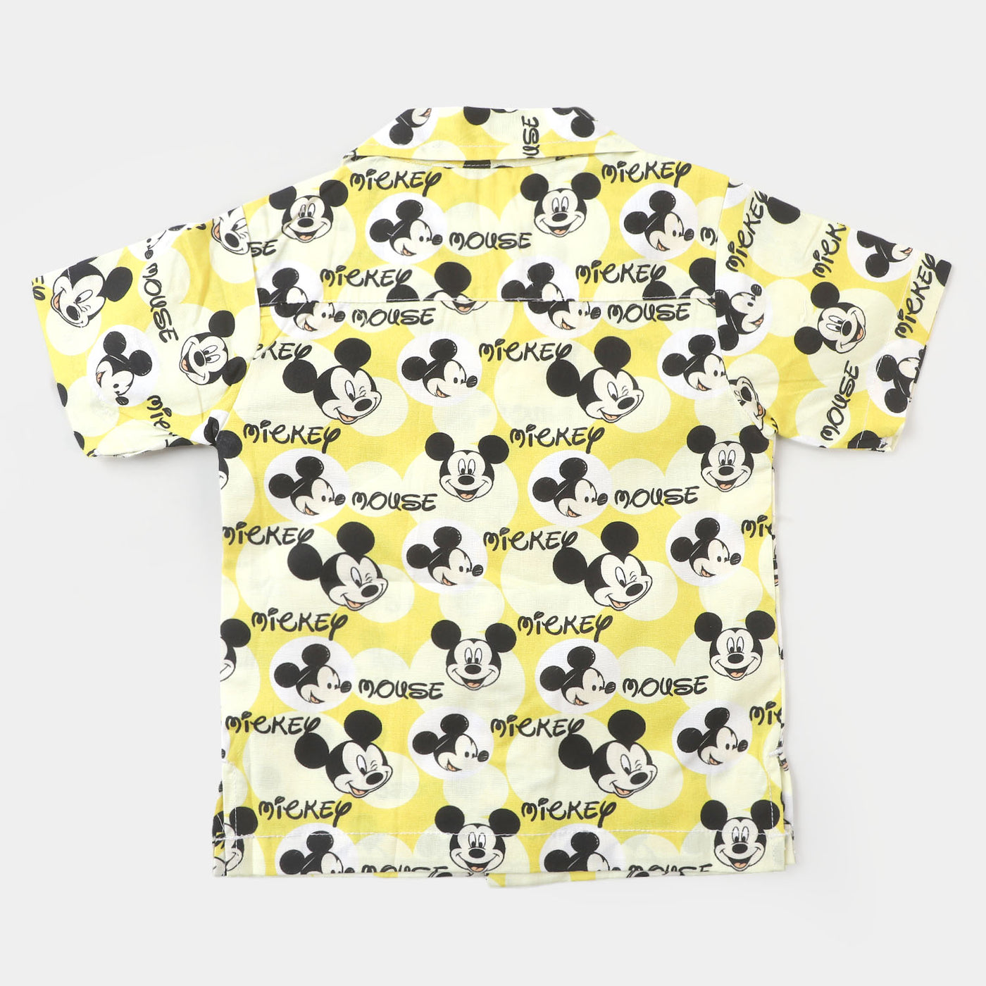 Infant Boys Cotton Casual Shirt Printed - Yellow