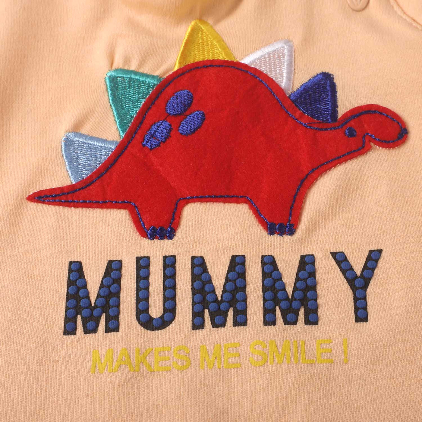 Infant Boys Knitted Romper Mummy - Cream Puff