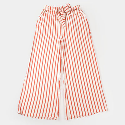 Teens Girls Cotton Culottes - Red Lining