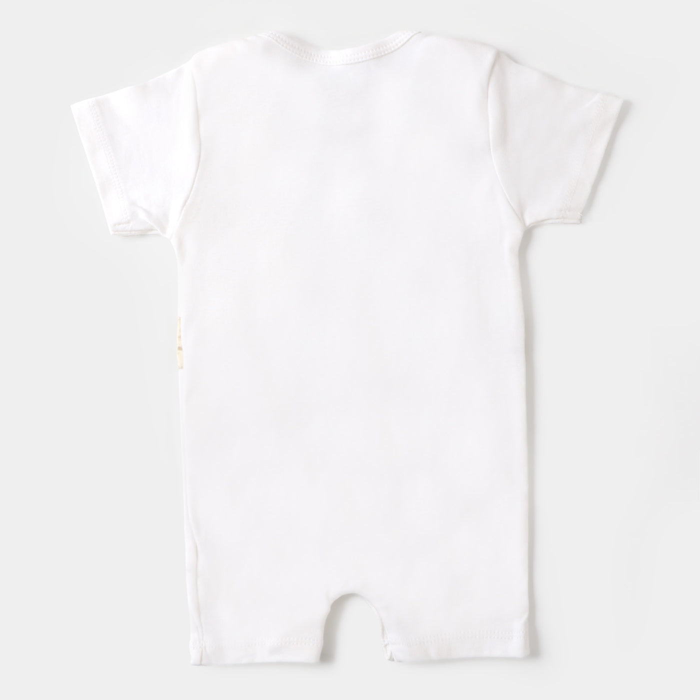 Infant Boys Knitted Romper Tuxedo - White