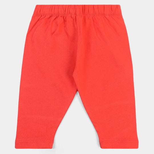 Infant Girls Basic Tights-Flame Scar