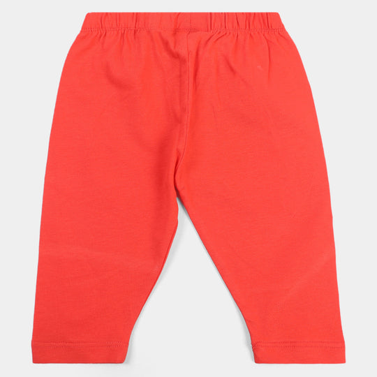 Infant Girls Basic Tights-Flame Scar