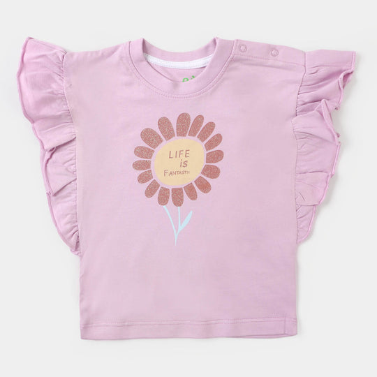 Infant Girls T-Shirt Fantastic Life  - Orchid Bou