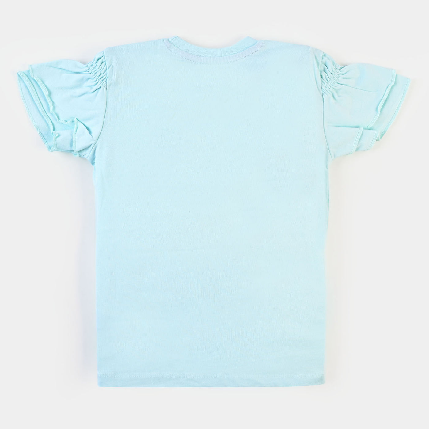 Girls T-Shirt H/S Tropical  - Salt/W/S