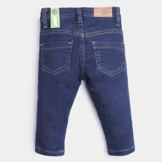 Infant Girls Denim Pant Basic - DARK BLUE