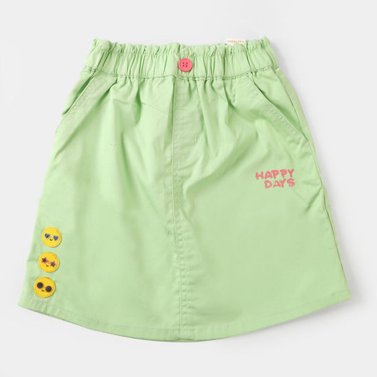 Girls Skirt Woven Happy Days - Sharp Green