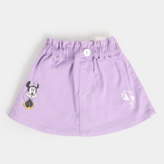 Infant Girls Skirt Woven Character- Purple