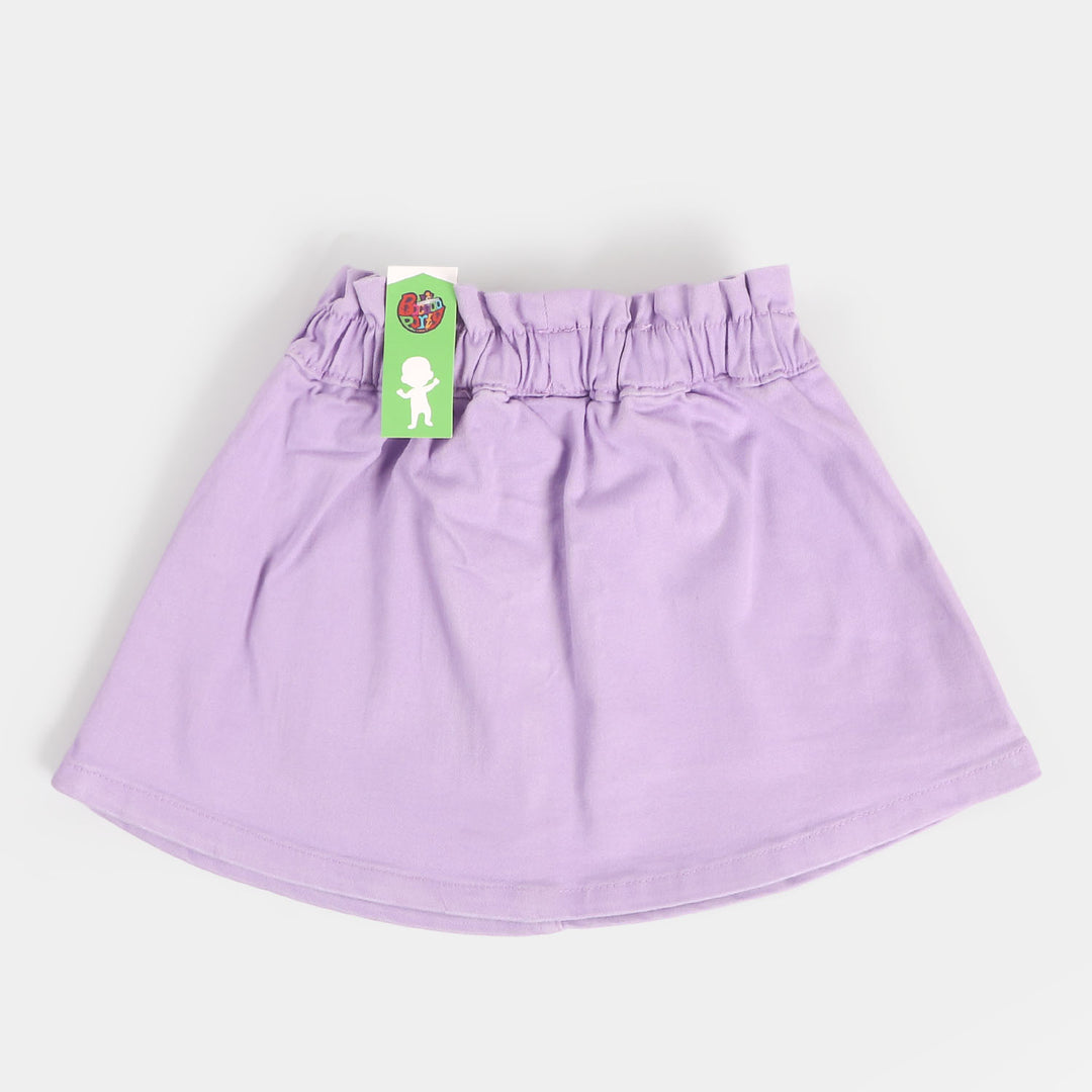 Infant Girls Skirt Woven Character- Purple