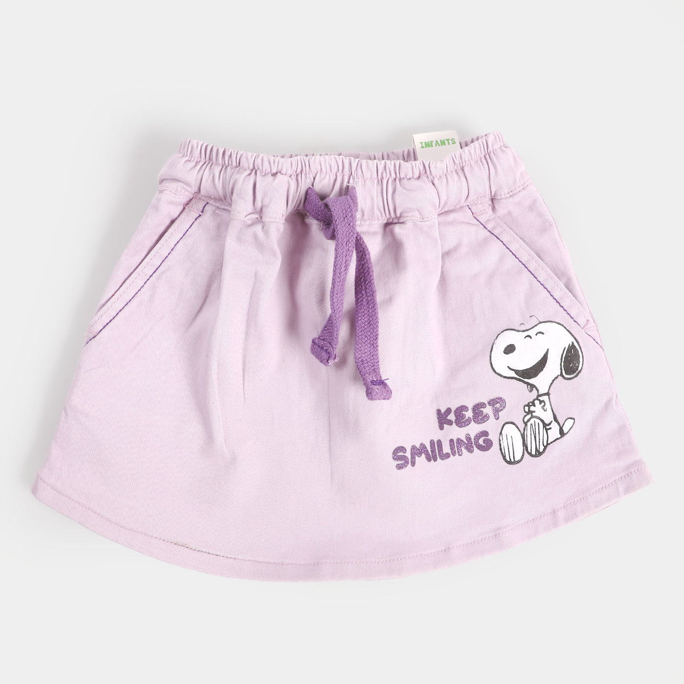 Infant Girls Skirt Woven Character- Lilac
