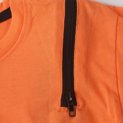 Boys T-Shirt H/S Flip Reverse - F Orange