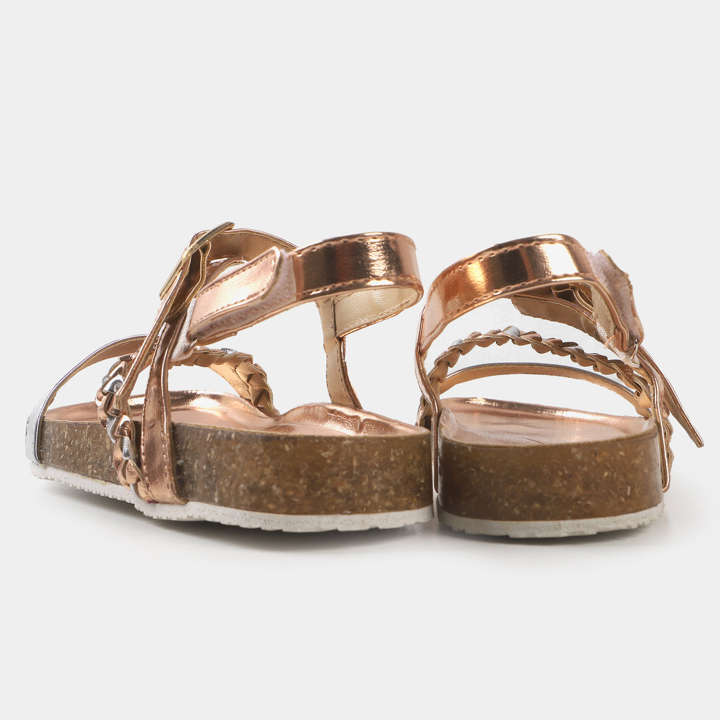 Girls Sandal 40-105  - Peach/Silver