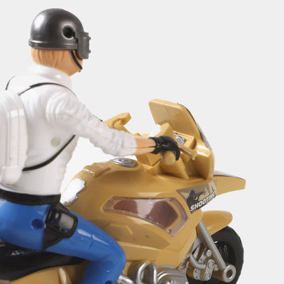 Character Motorbike Light & Music For Kids