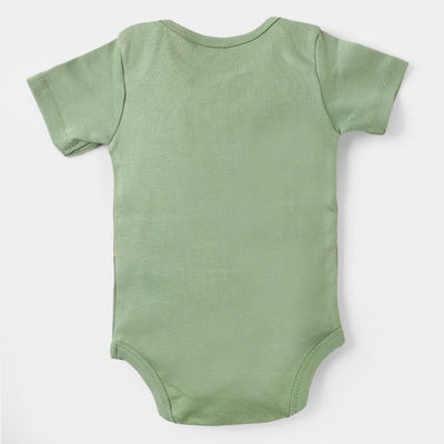 Infant Romper Im a Wild One  - Jade Green