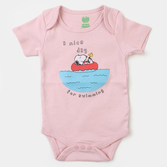 Infant Boys Romper A Nice Day-Pink Marsh