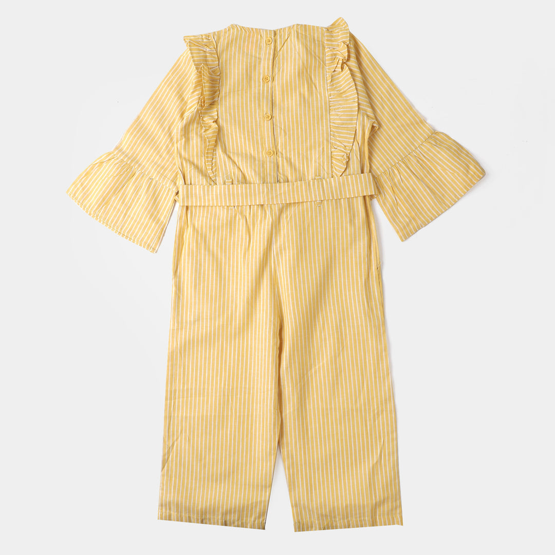 Girls Jumpsuit - Yellow