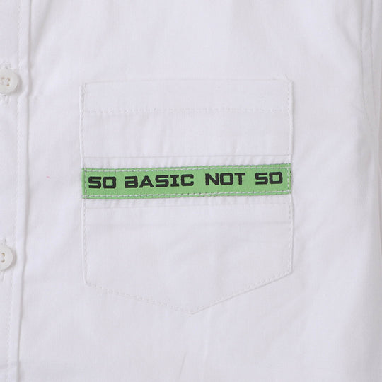 Boys Cotton Casual Shirt NOW  - White