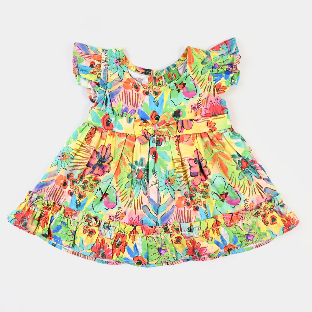 Infant Girls Casual Frock - Multi