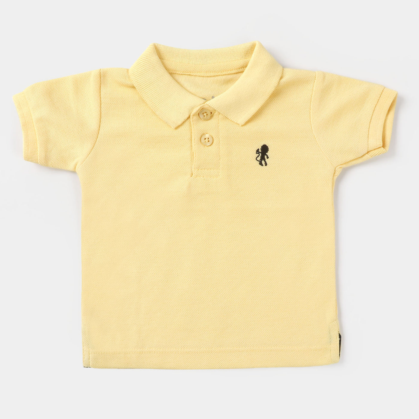 Infant Boys Basic Polo T-Shirt  - Lemon