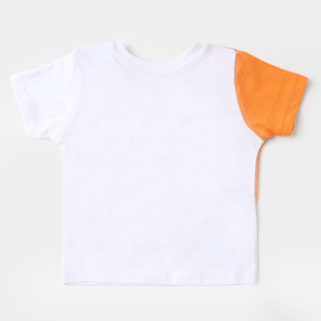 Infant Boys Set 2 Pc Cute & Explore - White