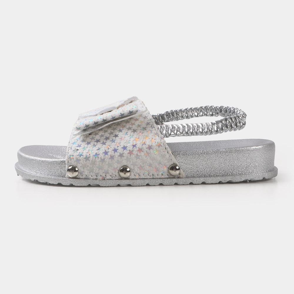 Girls Slipper CL-7 - SILVER