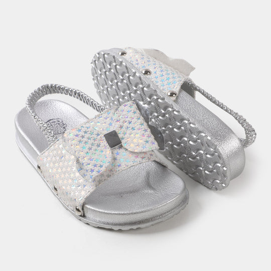 Girls Slipper CL-7 - SILVER