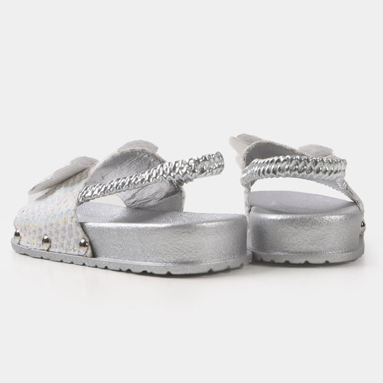 Girls Slipper CL-7 - SILVER