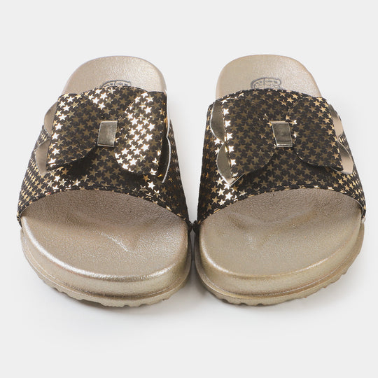 Girls Slipper CL-7 - Gold