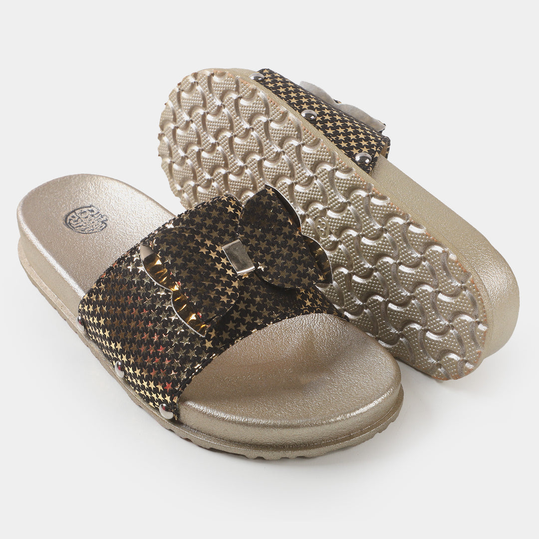 Girls Slipper CL-7 - Gold