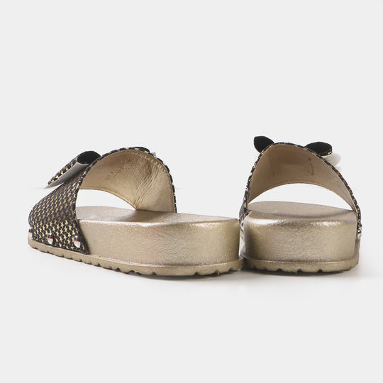 Girls Slipper CL-7 - Gold