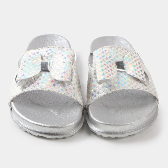 Girls Slipper CL-7 - SILVER