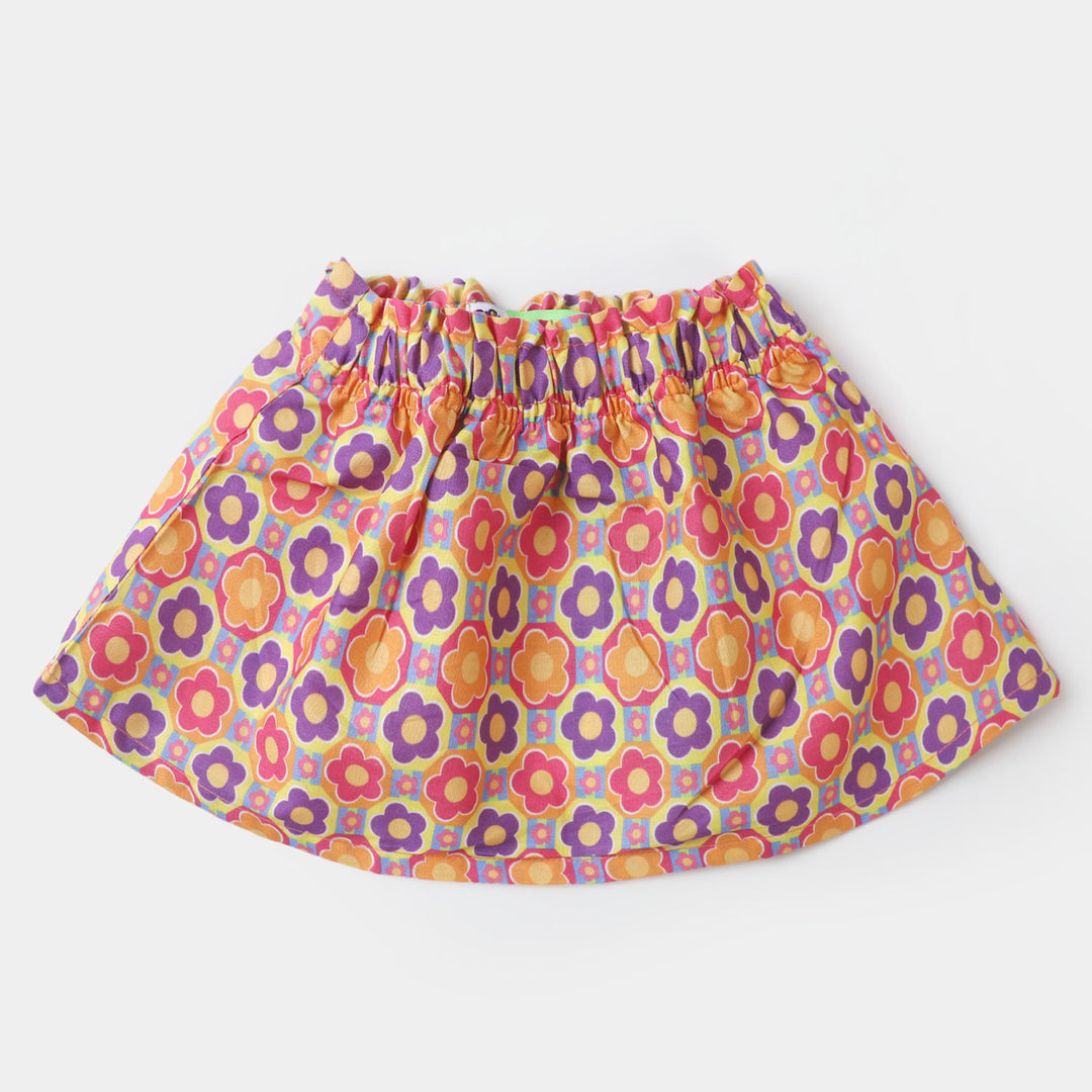 Infant Girls Casual Short Skirt - Multi