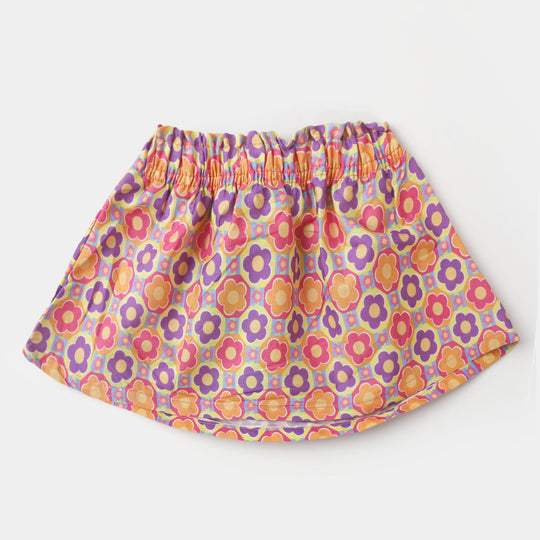 Infant Girls Casual Short Skirt - Multi