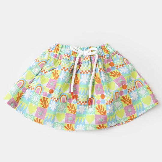 Infant Girls Casual Short Skirt - Multi