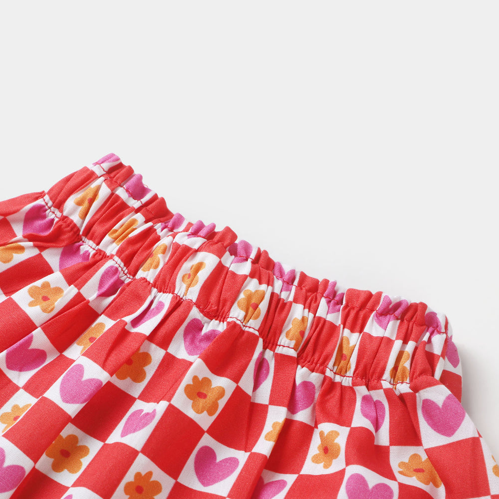Infant Girls Casual Short Skirt - Multi