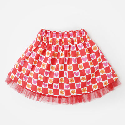 Infant Girls Casual Short Skirt - Multi