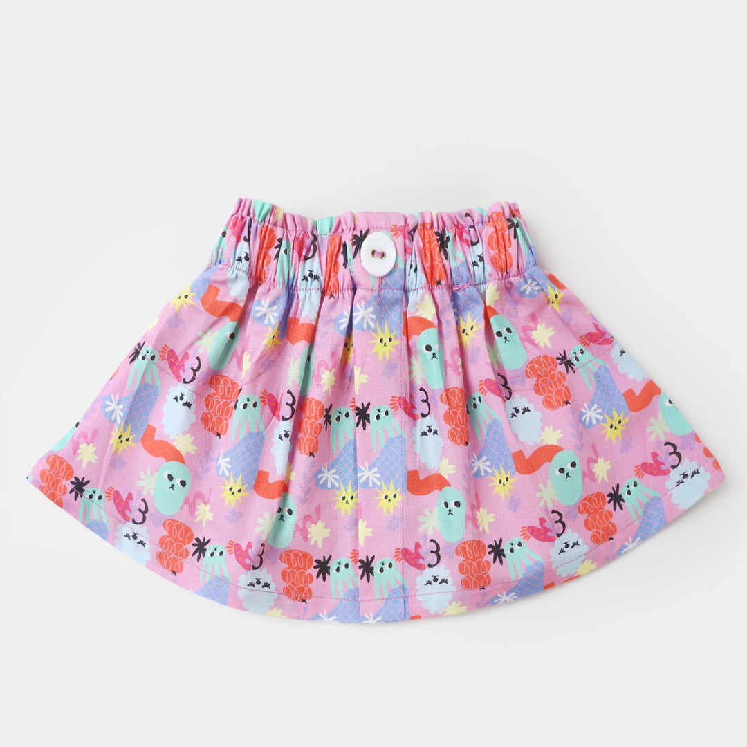 Infant Girls Casual Short Skirt - Multi