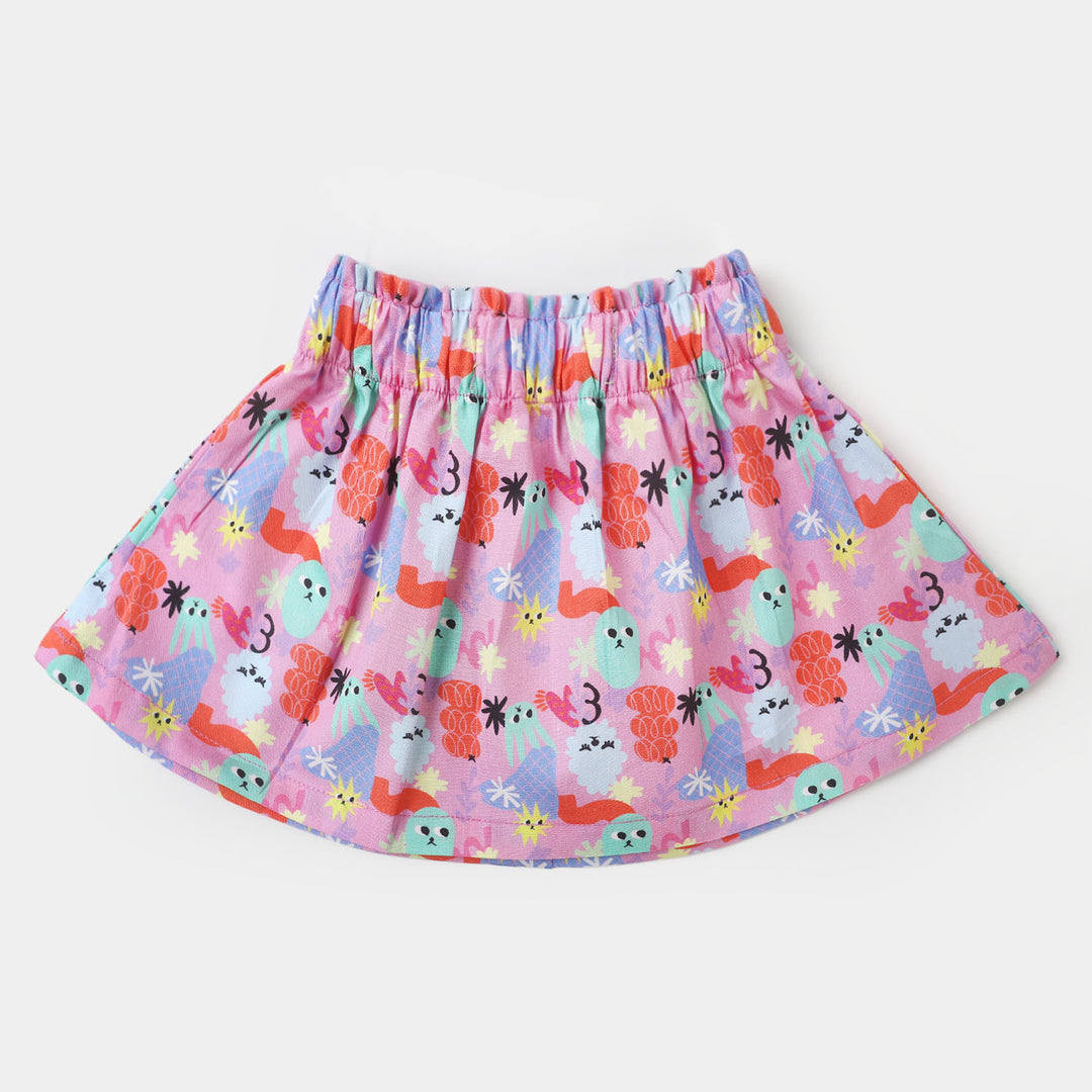 Infant Girls Casual Short Skirt - Multi