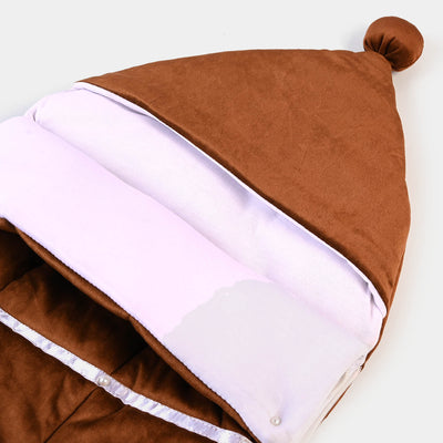 Baby Carry Nest Velvet - Brown